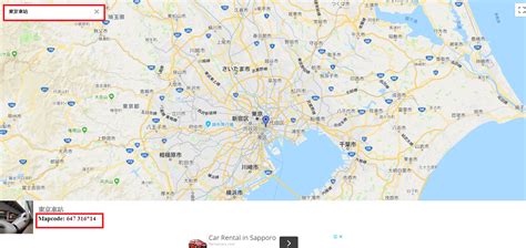 map code查詢|搜索日本地圖碼在谷歌地圖